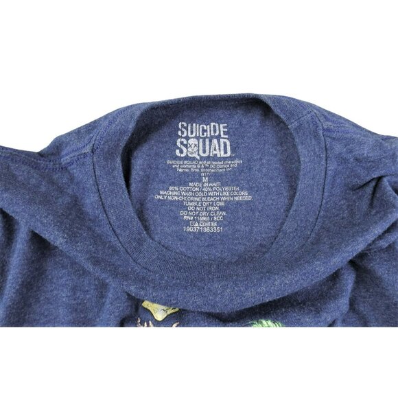 Arkham Horror Blue T-Shirt Suicide Squad Youth size M  JH937 - Picture 4 of 4
